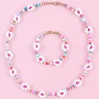 Браслет и ожерелье Makersland из бусин, Детские ожерелья дружбы, очаровательный браслет в стиле принцессы, подарки ювелирные изделия, новинка 2020