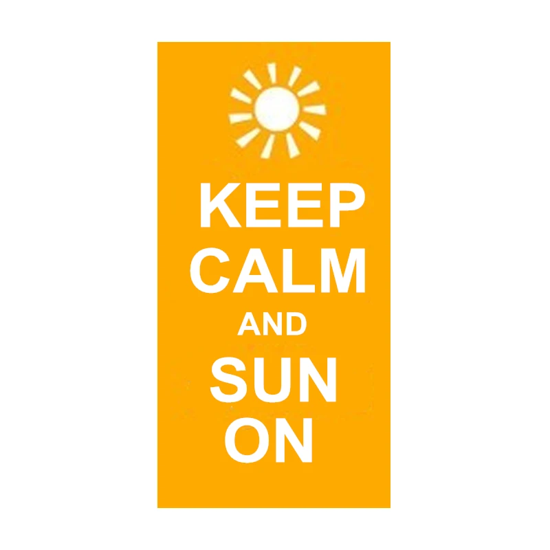 Humor сохраняйте спокойствие и Наслаждайтесь солнцем загар пляжное полотенце для