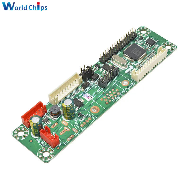 Универсальный LVDS ЖК-монитор плата драйвера ЖК-экрана MT6820-MD MT561-B 5 В поддержка 10-42