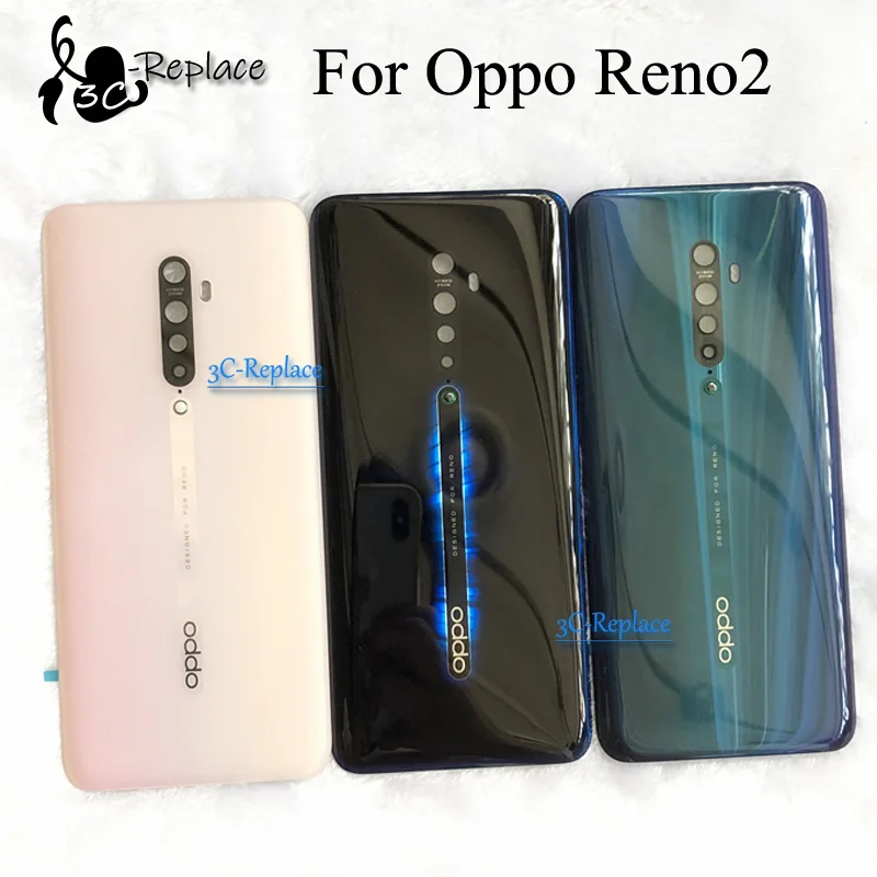 Новинка 6 5 дюйма для Oppo Reno2 / Reno 2 2Z Z F задняя крышка батарейного отсека чехол заднее
