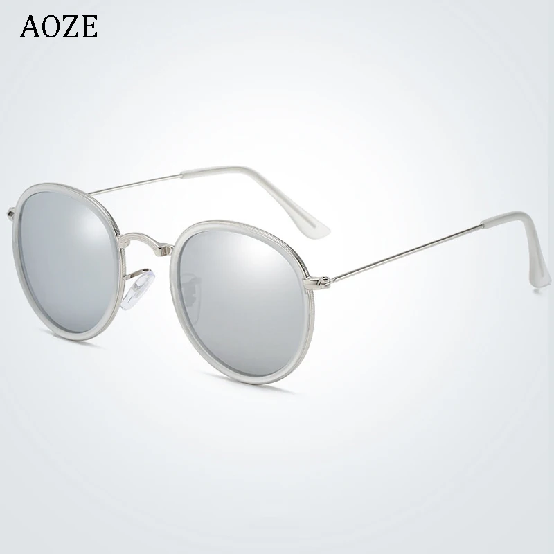AOZE мужские и женские солнцезащитные очки с поляризационными линзами Винтажные