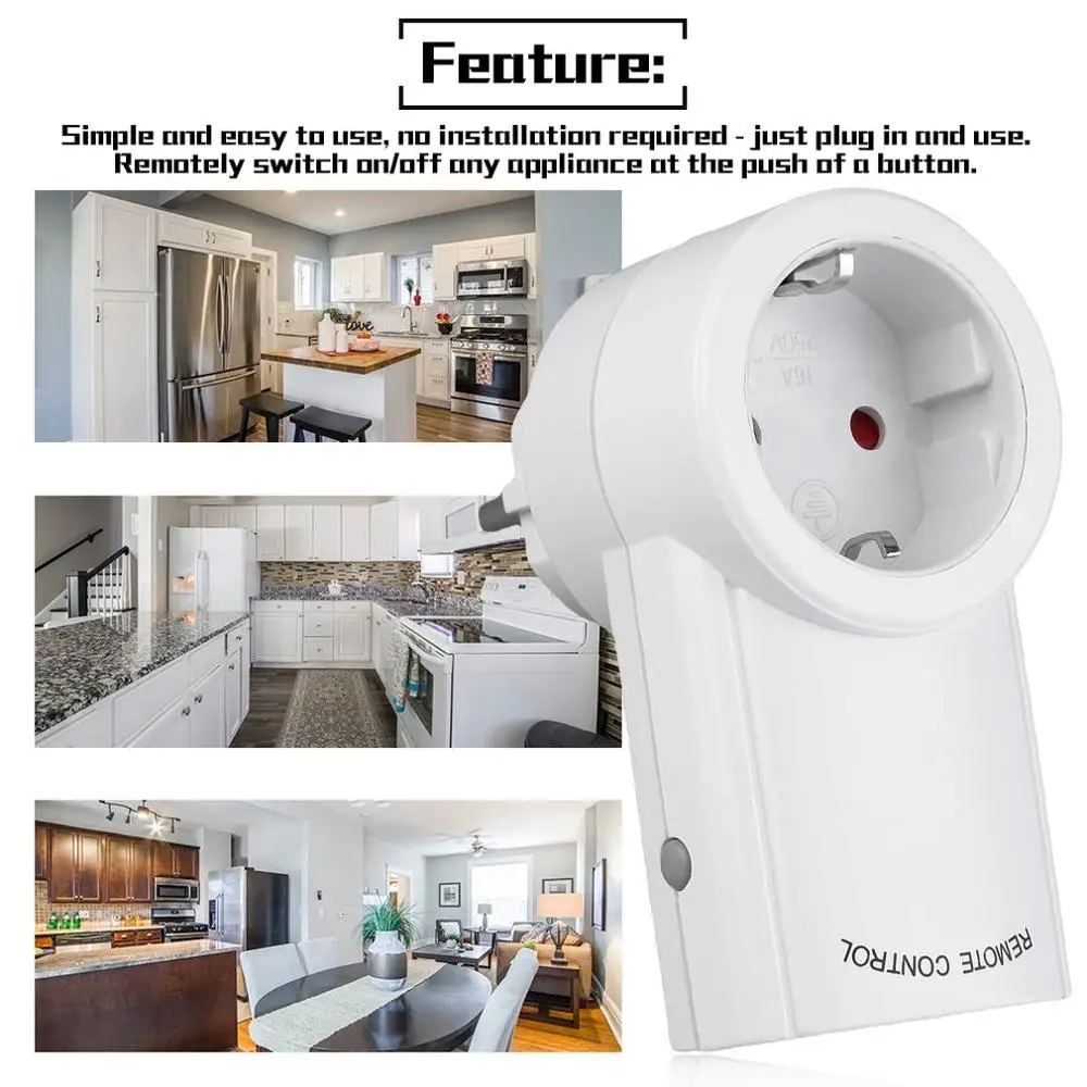 Беспроводной Выключатель питания для дома с дистанционным управлением розетка