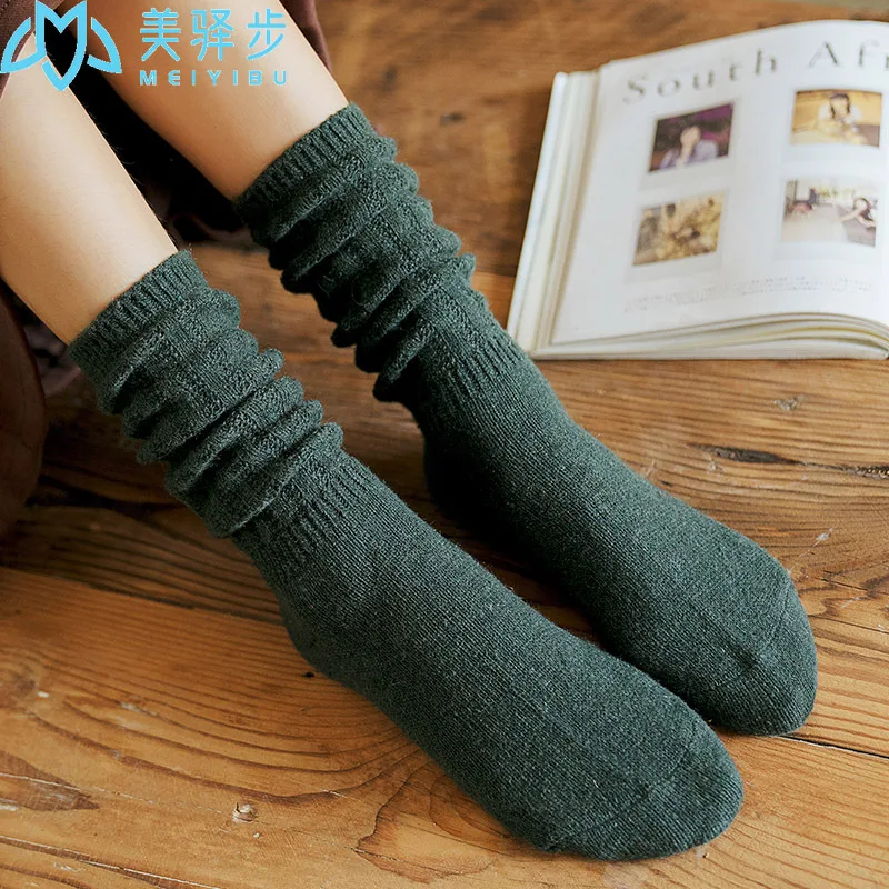 Loose Socks Women's Winter Wool Sock 10 PAIRS PER SET Leisure Women's Thick Socks Wholesale