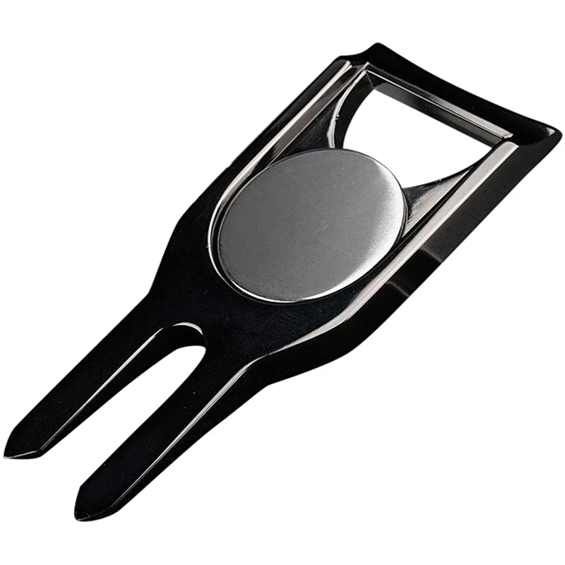 

Golf Divot Tool,Multi-Purpose Zinc Alloy Golf Divot Repair Tool with Golf Ball Marker As a Bottle Opener