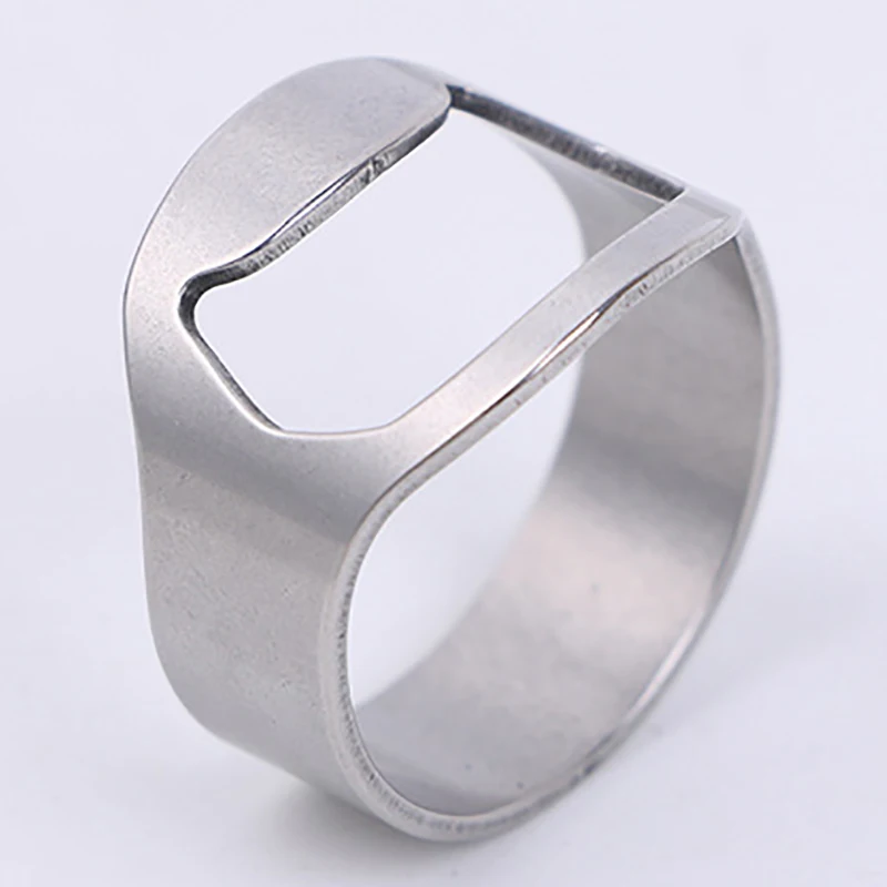 

1pcs 22mm Mini Bottle Opener Stainless Steel Finger Ring Ring-shape Bottle Beer Cap Opening Remover Kitchen Gadgets JJJRY989