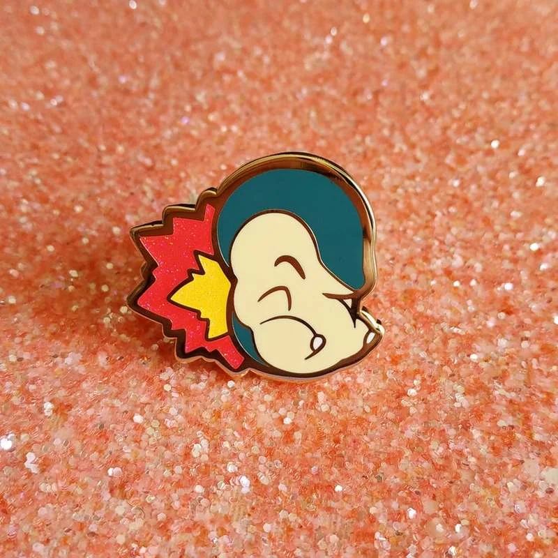 Милый пламя животных Жесткий Эмаль на булавке Kawaii брошь БелКА модные медаль