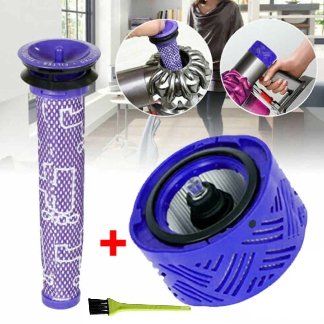 

3pcs For Dyson V8 V7 Animal Absolute Cordless Vacuum Pre & Post Filter Kits Vacuum Cleaner Sweeper Replace Robot Parts