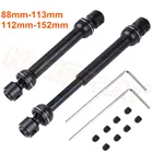 2 шт. Радиоуправляемый гусеничный автомобиль 88 мм-113 мм112 мм-152 мм сверхмощный металлический приводной вал из стали для осевого SCX10 SCX10 II 90046 RC4WD D90 Wraith