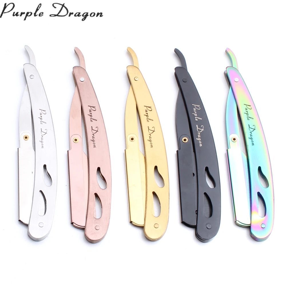 Бритва для стрижки волос Purple Dragon профессиональный нож ножи со сменным лезвием