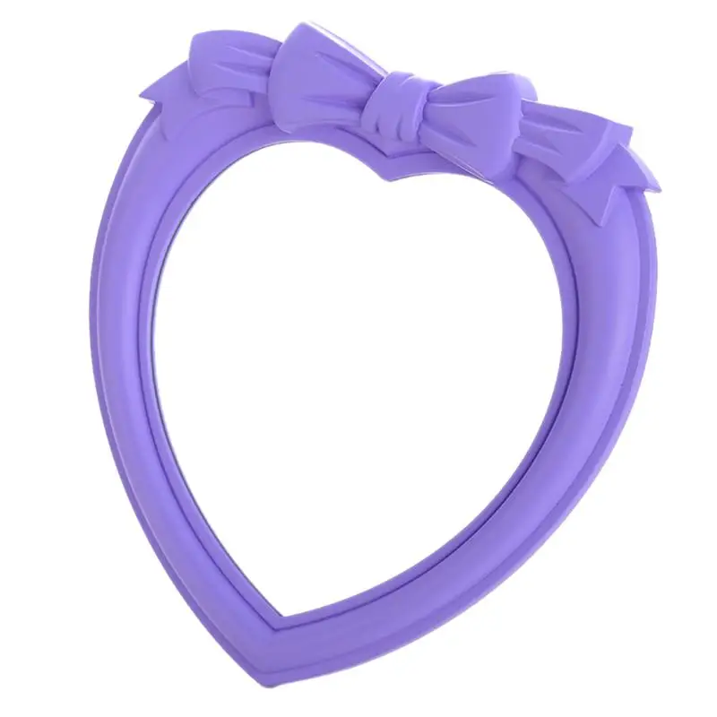 

1 шт. настольное зеркало для макияжа для домашнего использования, креативное зеркало для макияжа в форме сердца