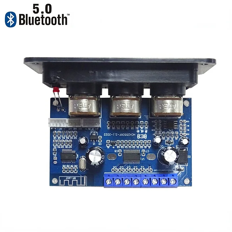 SOTAMIA Bluetooth 5 0 усилитель сабвуфера аудиоплата 2x25 Вт + 50 2.1 мощности громкоговоритель