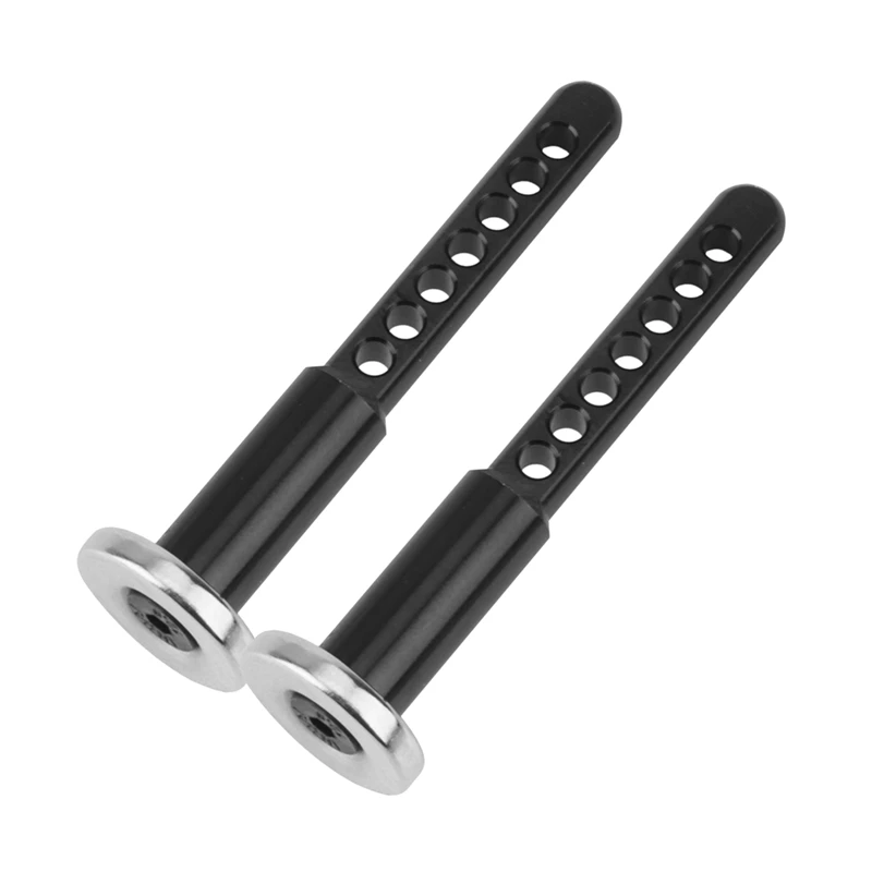 Montajes de poste de cuerpo extendido delantero y trasero de Metal, columna de carcasa con im&aacute;n para 1/10 coche trepador de control remoto Axial SCX10 II 90046-2