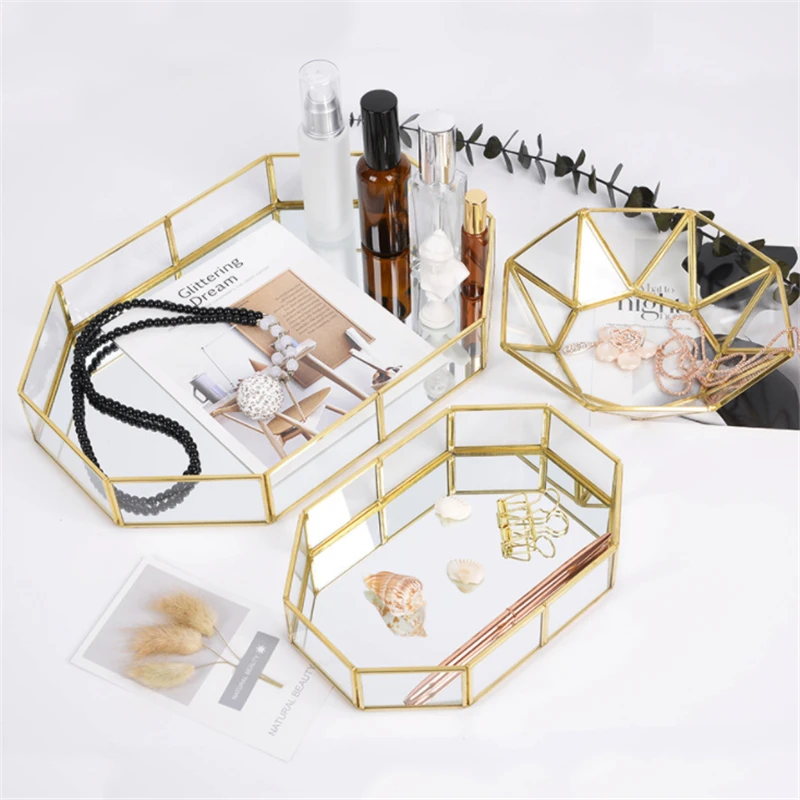 Органайзер для косметики Ins в скандинавском стиле лоток хранения ювелирных