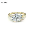 Женское золотое кольцо с муассанитом, карата