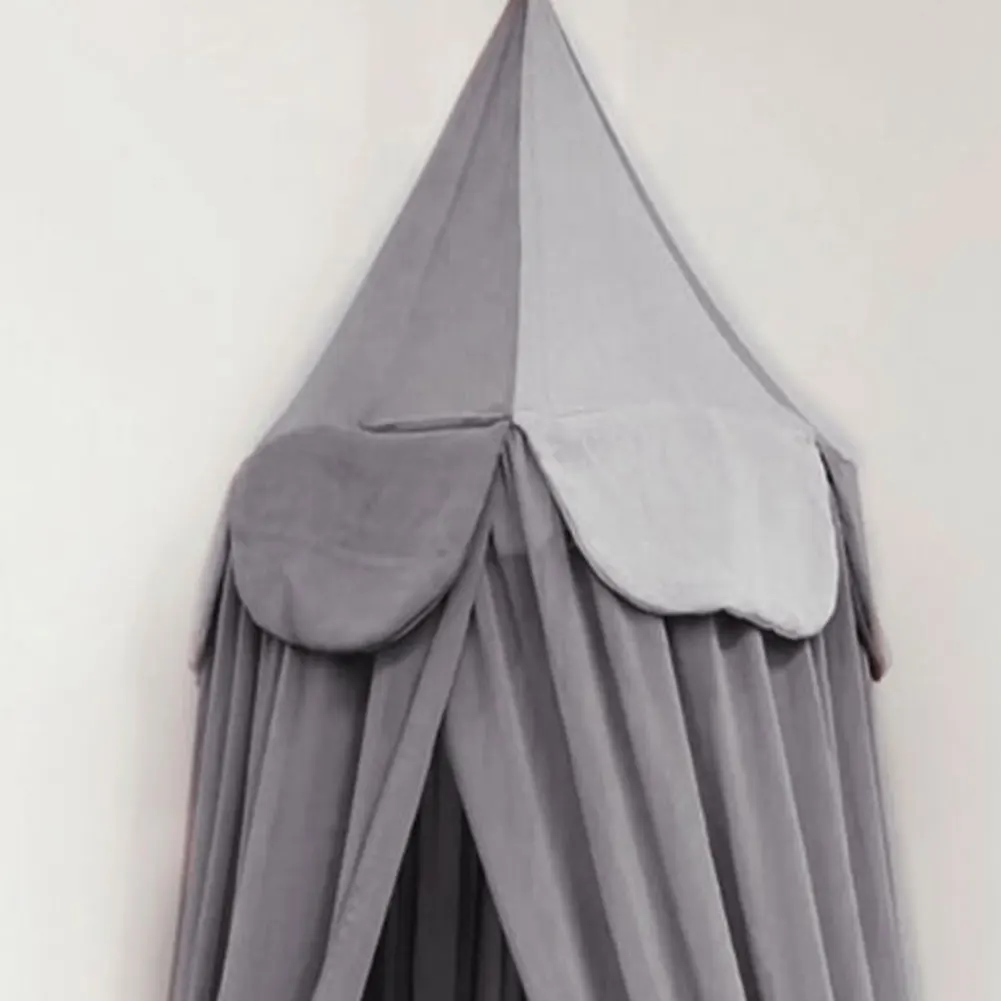 Шифоновая купольная москитная сетка в скандинавском стиле изысканная кружевная