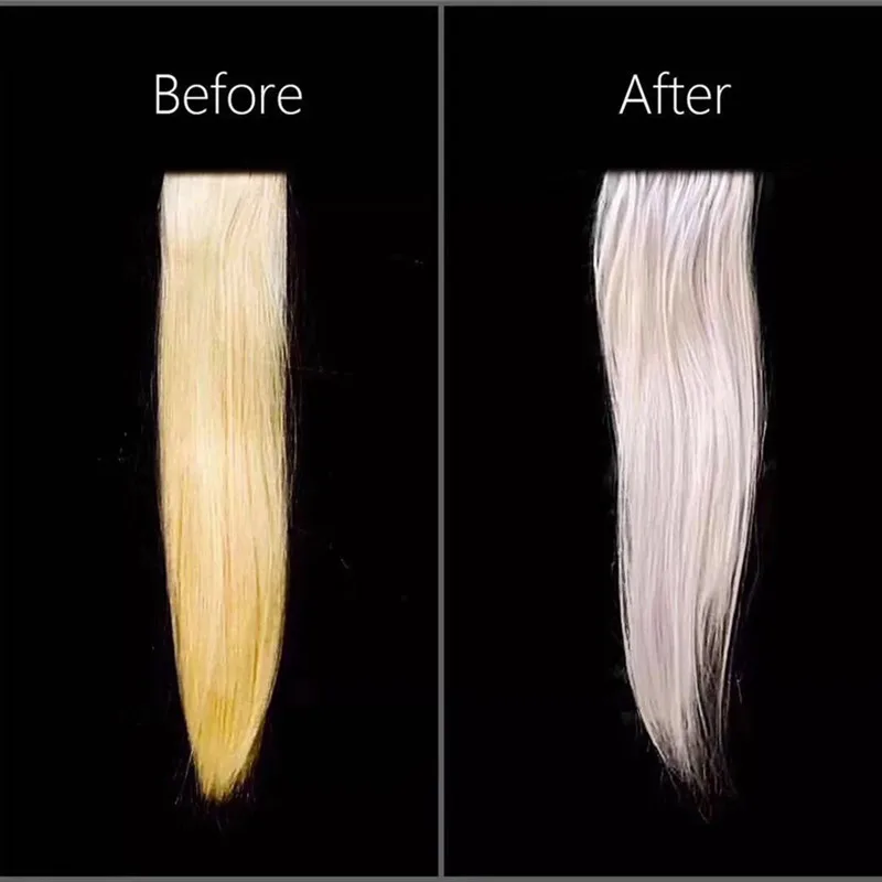 Диспель желтый шампунь Тонер для серебряных блонд отбеленный серый краска волос