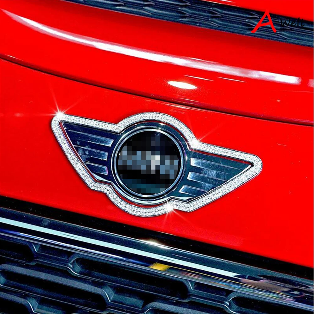 3D металлическая наклейка внешняя декоративная Эмблема передняя эмблема для MINI