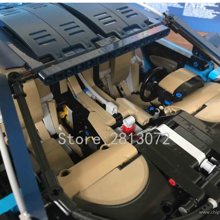 20086 Supercar Bugattis синий \ красный \ черный Technic 42083 3625 шт Chiron модель автомобиля строительные блоки кирпичи игрушки