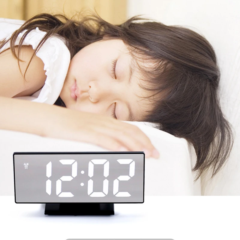 Многофункциональные настольные часы со светодиодсветодиодный подсветкой