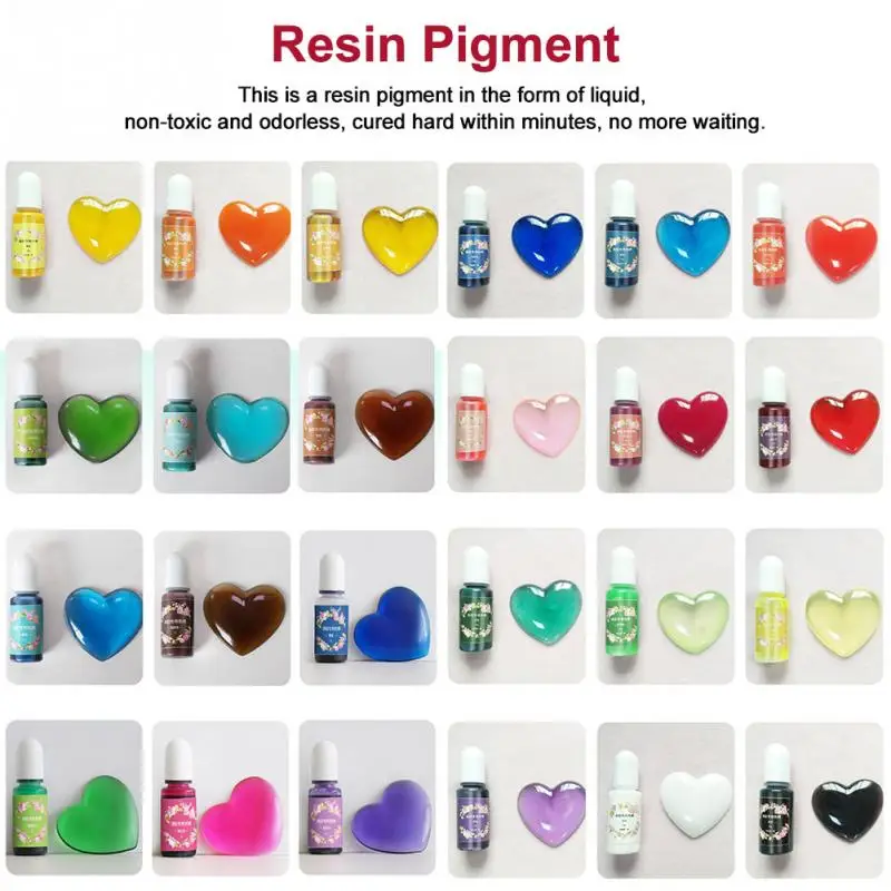 Ручной работы эпоксидные украшения делая смолы пигментных чернил Портативный