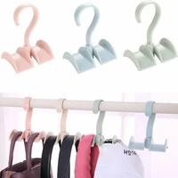 wardrobe bag storage rack household nail free hook creative hook hook coat plastic tie s4z8