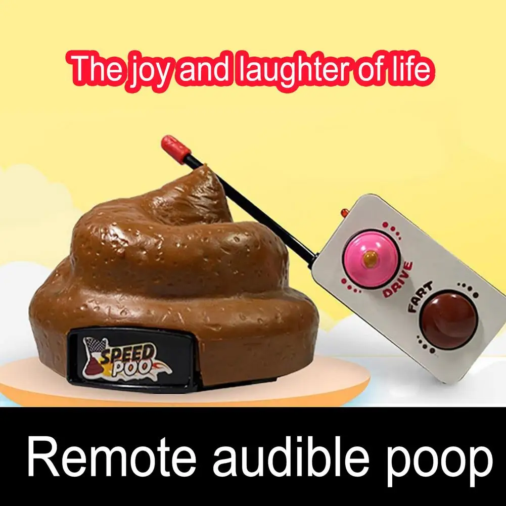 

Remote Control Speed Poo For Kids Joke Prank Toys Family Games And Party Fun Drive And Spin Funny Toy For Children Dropshipping