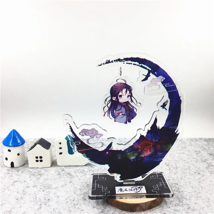 Anime Mo Dao Zu Shi Big Head Stand Acrylic Figure Action Wei Ying Model Toys Two-sided Doll Kawaii Boys Girls Gifts |