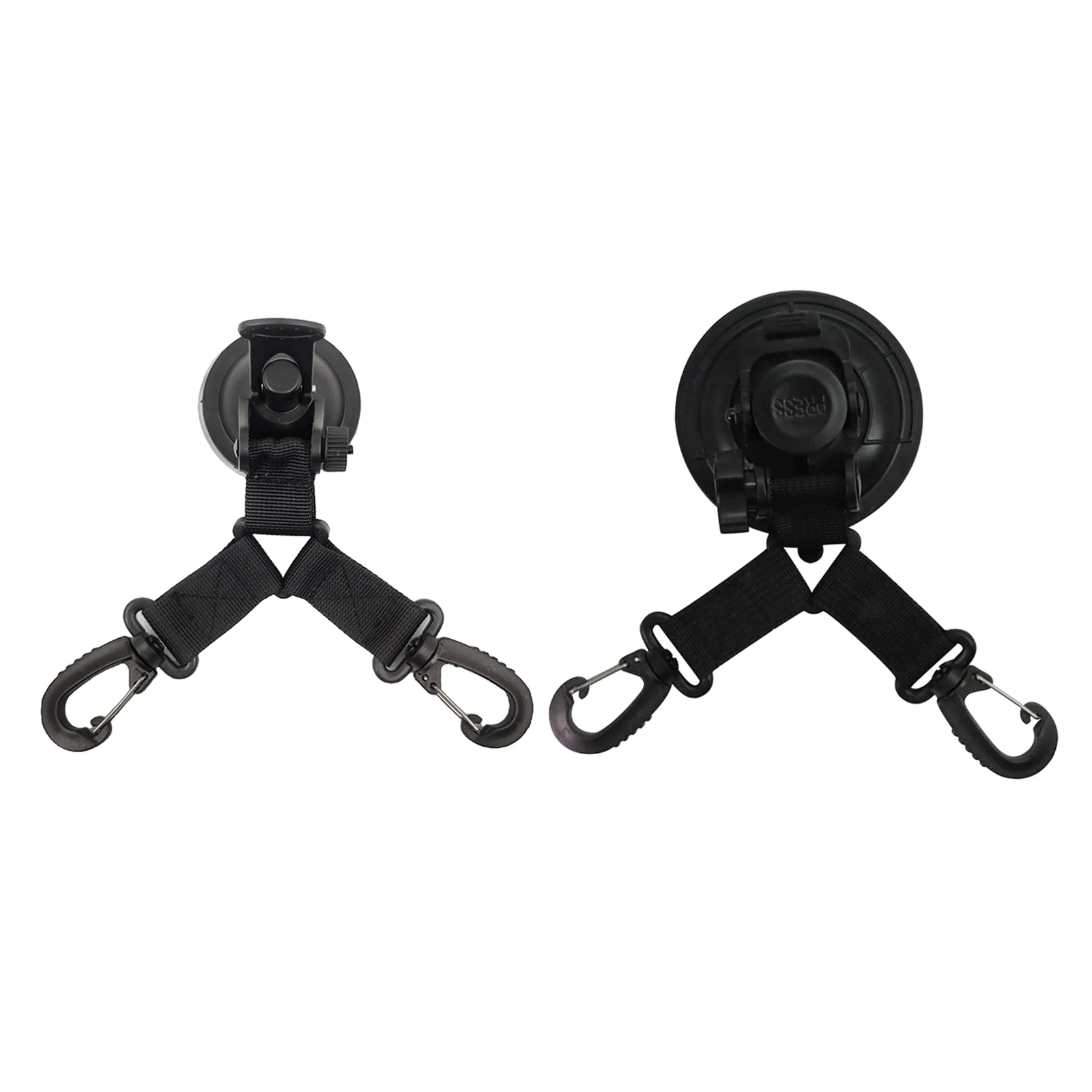 

Suction Cup Anchor Tie Down Car Side Awning Durable With Securing Carabiners