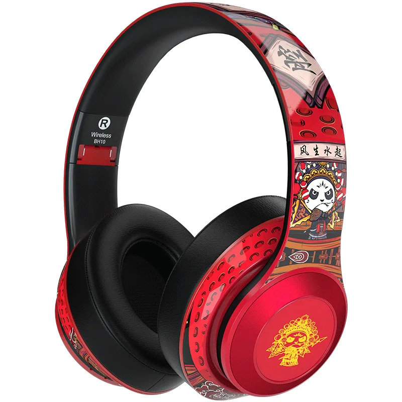 Беспроводная Bluetooth гарнитура BH10 Panda Edition с микрофоном музыкальная игра в
