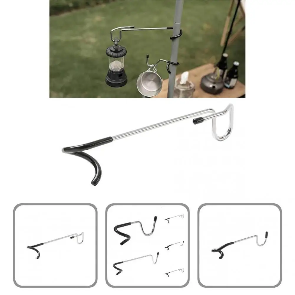 

Tent Lamp Hanger Strong Loading Camping Light Hook Wide Application Portable Useful Stable Camping Lantern Hanger