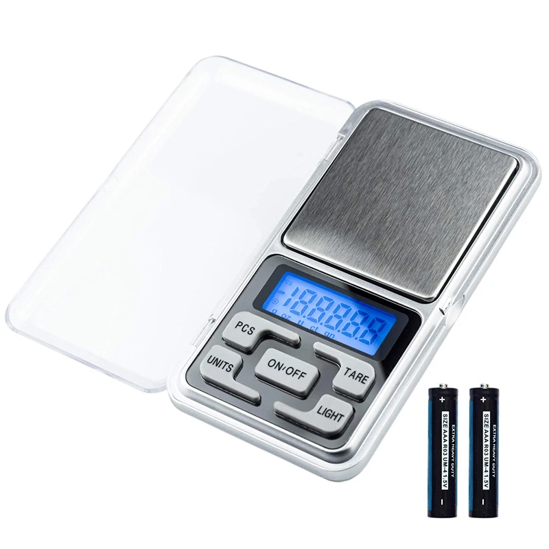 

Kitchen Mini Digital Scale with Tray 500g 0.01g Pocket Jewelry Electronic Scale Gram Weight High Accuracy