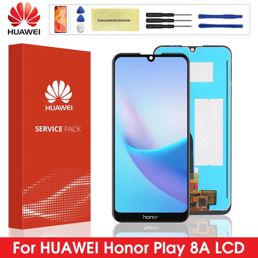 

Оригинальный ЖК-дисплей для Huawei Honor Play 8A, ЖК-дисплей, экран с дигитайзером для Honor 8A, ЖК-экран с рамкой для телефона