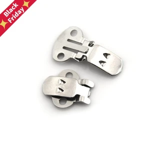 Зажимы из нержавеющей стали для обуви, серебристые зажимы для обуви, аксессуары для творчества, 1020 шт.лот