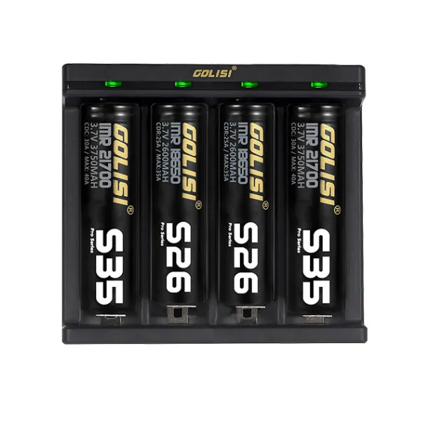 Needle4 Golisi Needle 1/2/4/6 светодиодный Инди USB Порты и разъёмы Смарт Lite Батарея Зарядное устройство для батарей Li-Ion(литий-ионных) Батарея 2 слота - Цвет: Needle4