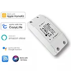 Умный Беспроводной Выключатель HomeKit, сделай сам с дистанционным управлением через Wi-Fi, работает с голосовым управлением Siri, Google Home, Google Home, Alexa Cozylife