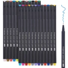 24 шт. журнал Цветной Классическая приковывающая взгляд ручка тонколинейная ручка для заметок, календарь повестки дня пуля журнал художественный проект канцелярских товаров