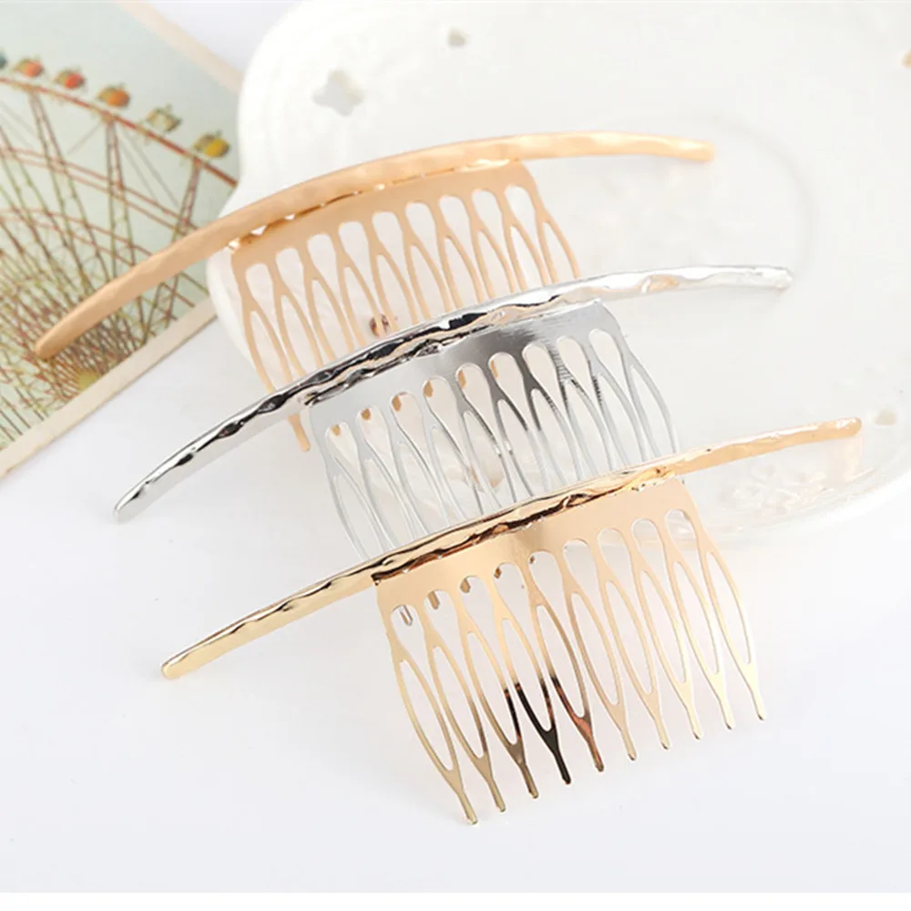 Женские заколки для волос из сплава золотого и серебряного цвета 1 шт. аксессуары