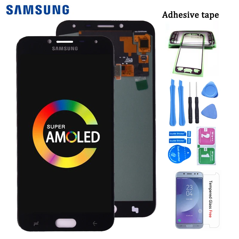 Активно-матричные осид, для samsung Galaxy J4 J400 J400F J400H J400G J400P J400M ЖК-дисплей Дисплей кодирующий преобразователь сенсорного экрана в сборе