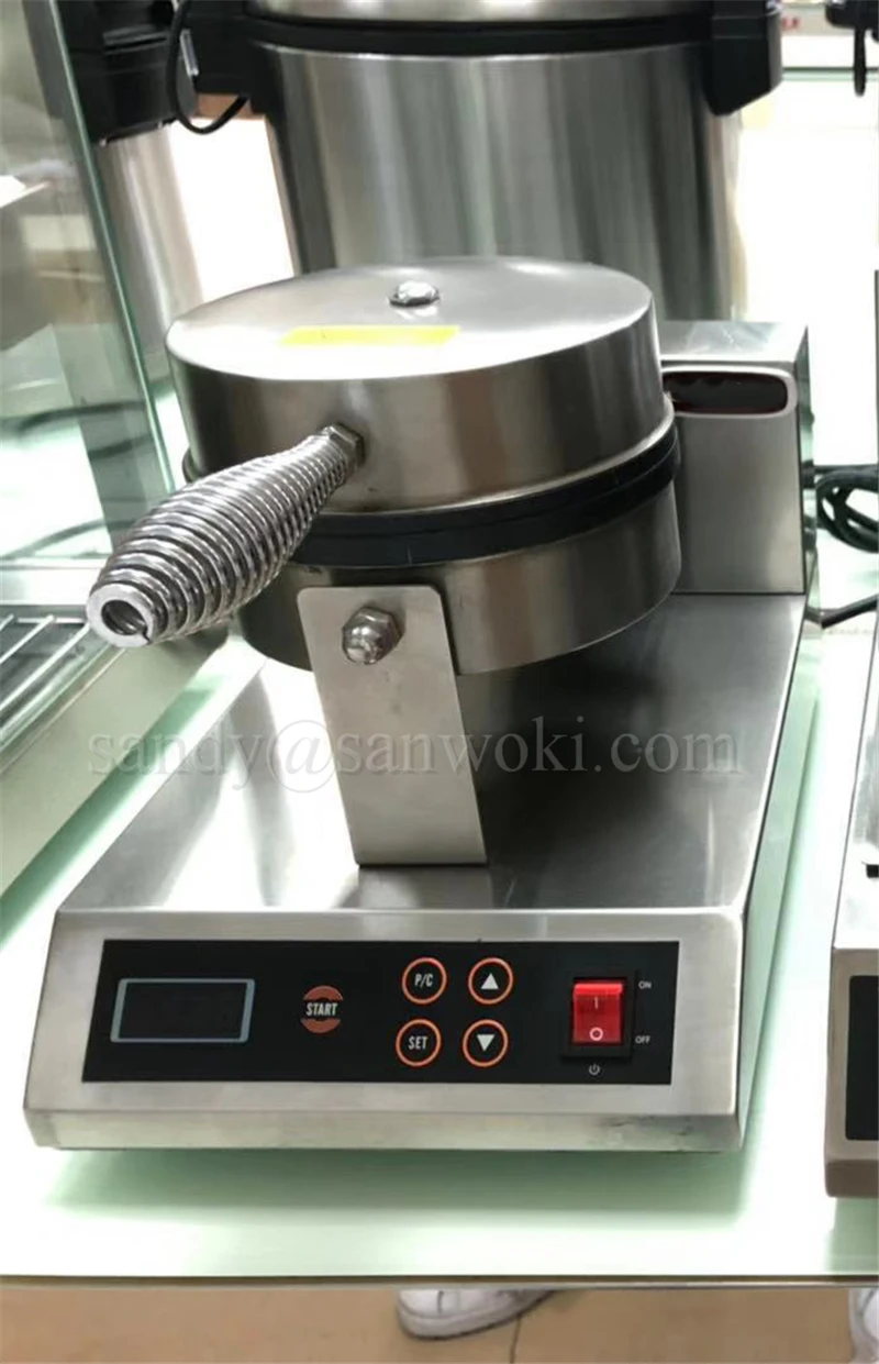 Электрический 220v умный сенсорный экран кнопка не флип для булочек вафель Бейкер