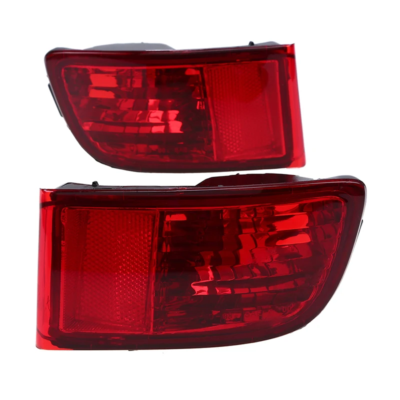 POSSBAY красный объектив заднего бампера отражатель задний противотуманный