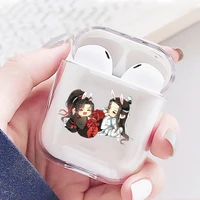 anime mo dao zu shi air pod case for airpods 12 soft silicone wireless bluetooth earphone cover air pods 12 cover case airpod
