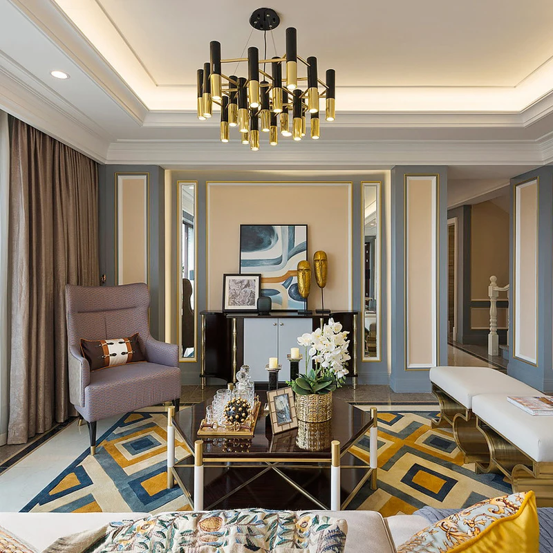 Northern European Style Restaurant Chandelier Creative Designer For Living Room Lights Villa Hotel Post Modern Bedroom Lamp | Лампы и