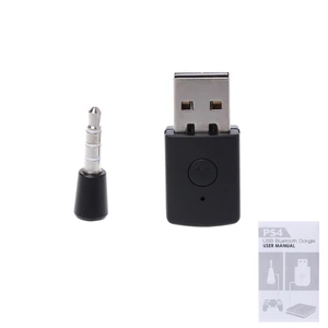 634A USB Bluetooth-compatible Dongle Wireless Headphone MIC Adapter For PS4