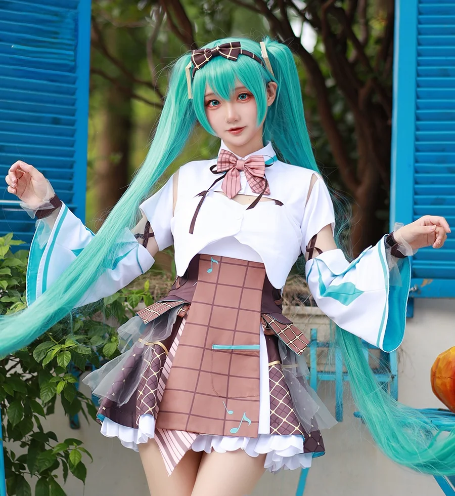 

Miku Amine Cosplay Costumes high-energy preliminaries future Sunshine Holiday clothing Cosplay suit for women Party Christmas