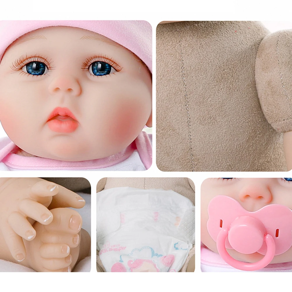 

Simulation Baby Soft Dolls Toys Neutral Vinyl Resistant To Wrestling Durable Children'S Gift Doll Toys 1 Piece