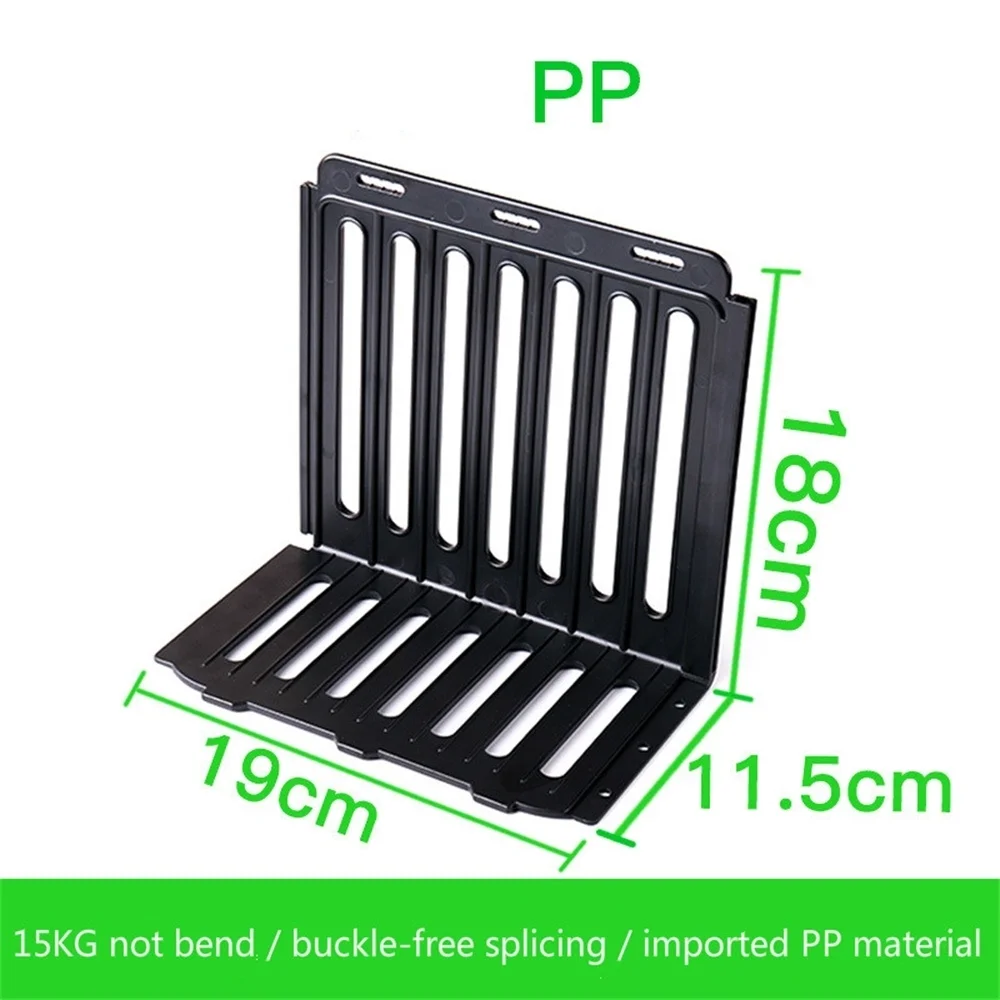

1pcs Supermarket Use Black Plastic Pp Fruit Guardrail Shelf Divider for Protecting and Displaying Fruit and Vegetable