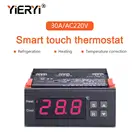 Цифровой регулятор температуры yieryi MH1230A AC220V, термостат-40  120 градусов, регулятор нагревания и охлаждения