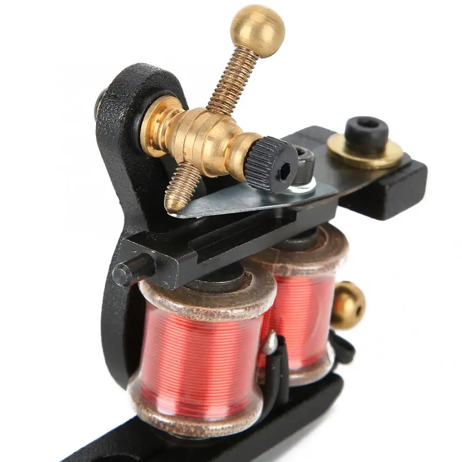 Пространства Алюминий Индукционная тату машинка устройство для татуажа тела