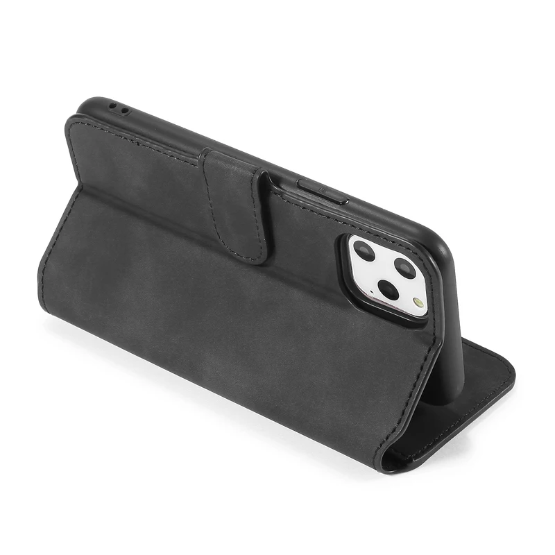 

Retro oil side lanyard phone case/business flip
