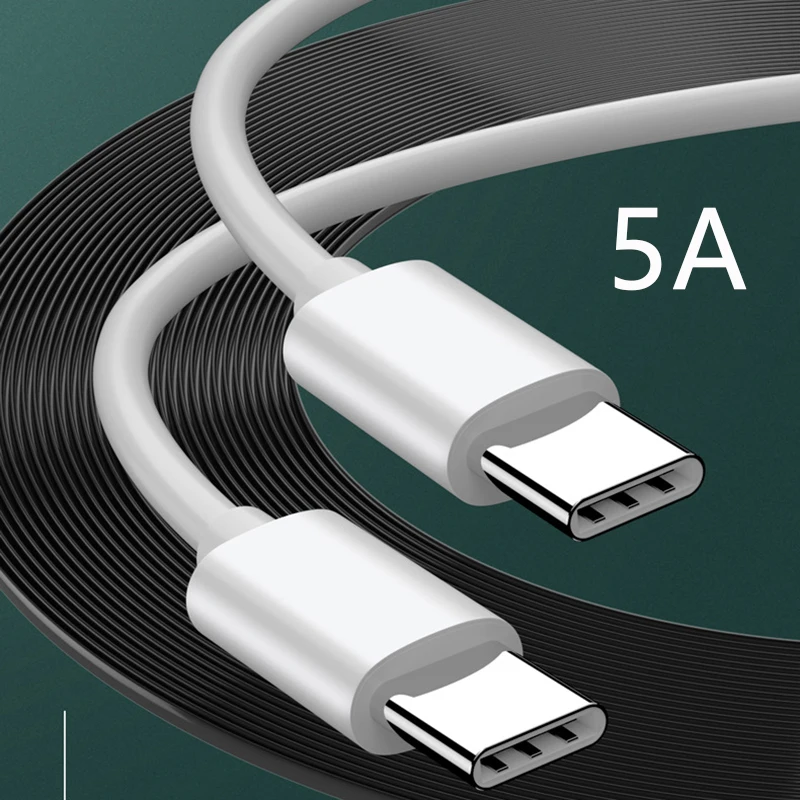 Кабель Usb Type-C на C Pd 3 0 c Сверхбыстрая зарядка Тип для Samsung Note 20 Xiaomi 10 кабель быстрой